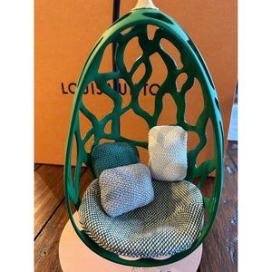 Louis Vuitton Green COCOON Miniature Chair BY FERNANDO & HUMBERTO CAMPANA RARE